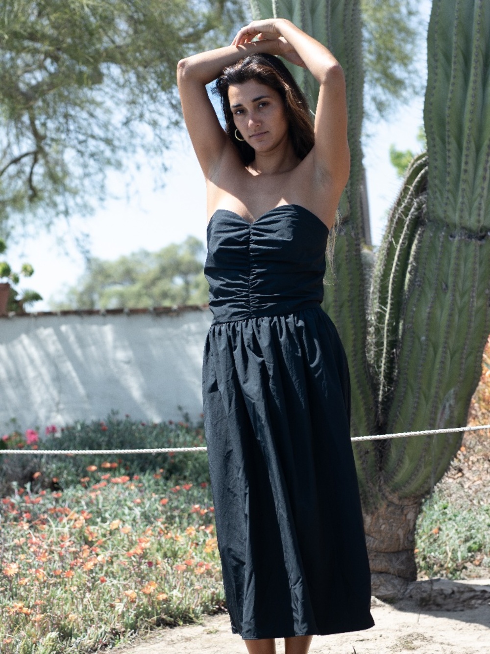 Black Strapless Dress